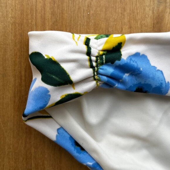 TORI PRAVER CAILA BOTTOM Women’s Ruched Sides Floral Lined Bikini Bottoms XS NWT - Picture 3 of 6